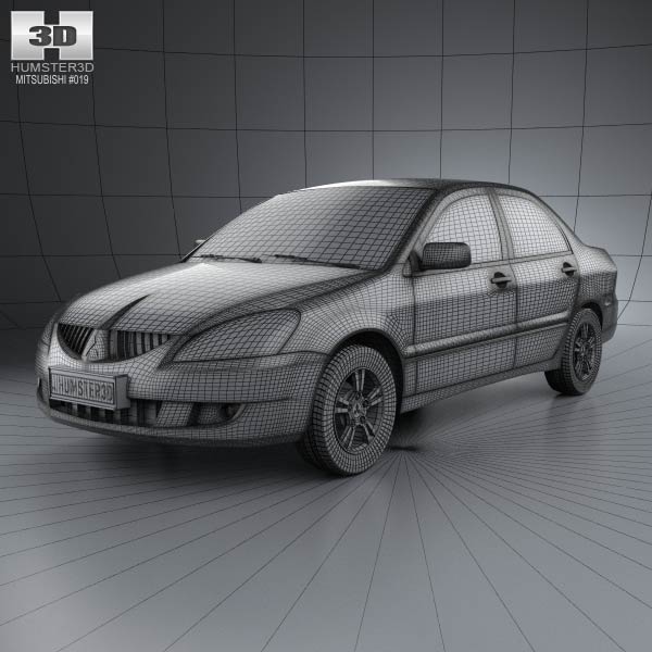 Mitsubishi Lancer Ralliart sedan 2004 3D model – Premium Quality ...