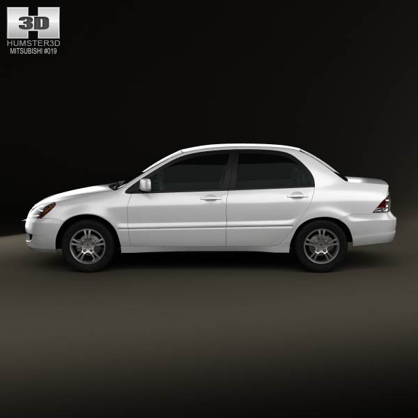 Mitsubishi Lancer Ralliart sedan 2004 3D model – Premium Quality ...