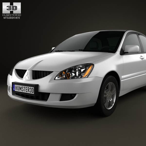 Mitsubishi Lancer Ralliart sedan 2004 3D model – Premium Quality ...