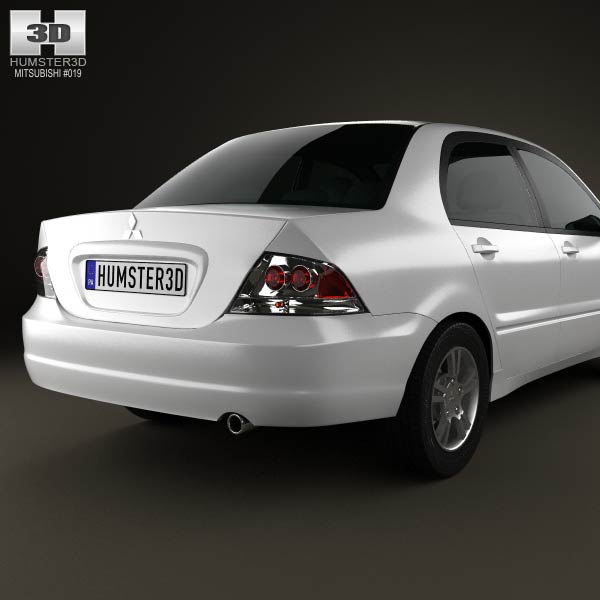 Mitsubishi Lancer Ralliart sedan 2004 3D model – Premium Quality ...