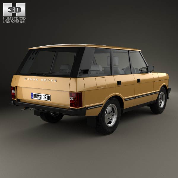 Range Rover 1986 Side View Land Rover Range Rover 1986 3D model – Premium Quality Download | HQ3D.net