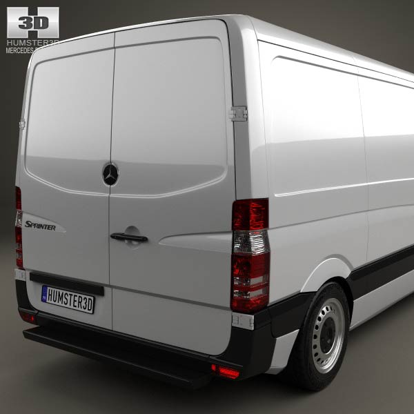 Swr Sprinter Mercedes-Benz Sprinter Panel Van SWB SR 2013 3D model – Premium Quality ...