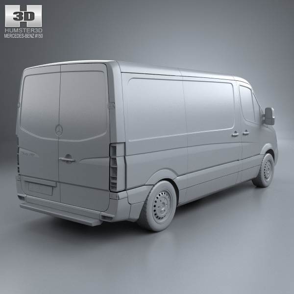 Swr Sprinter Mercedes-Benz Sprinter Panel Van SWB SR 2013 3D model – Premium Quality ...