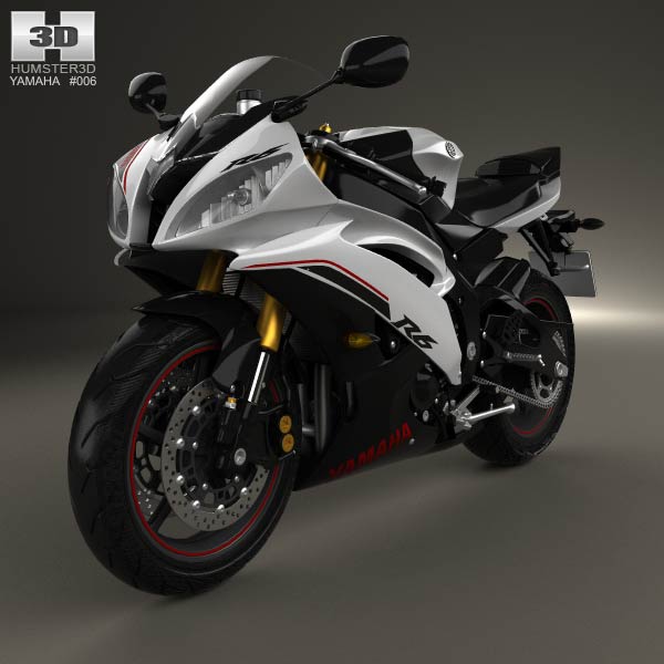 Yamaha YZF-R6 2014 3D model – Premium Quality Download | HQ3D.net